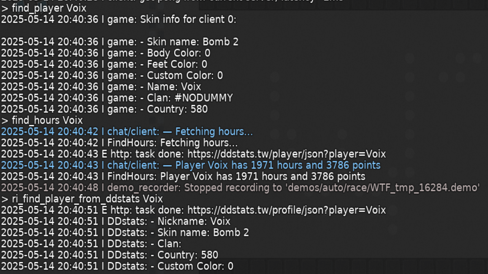 Rclient Screenshot 3 - Gameplay Features